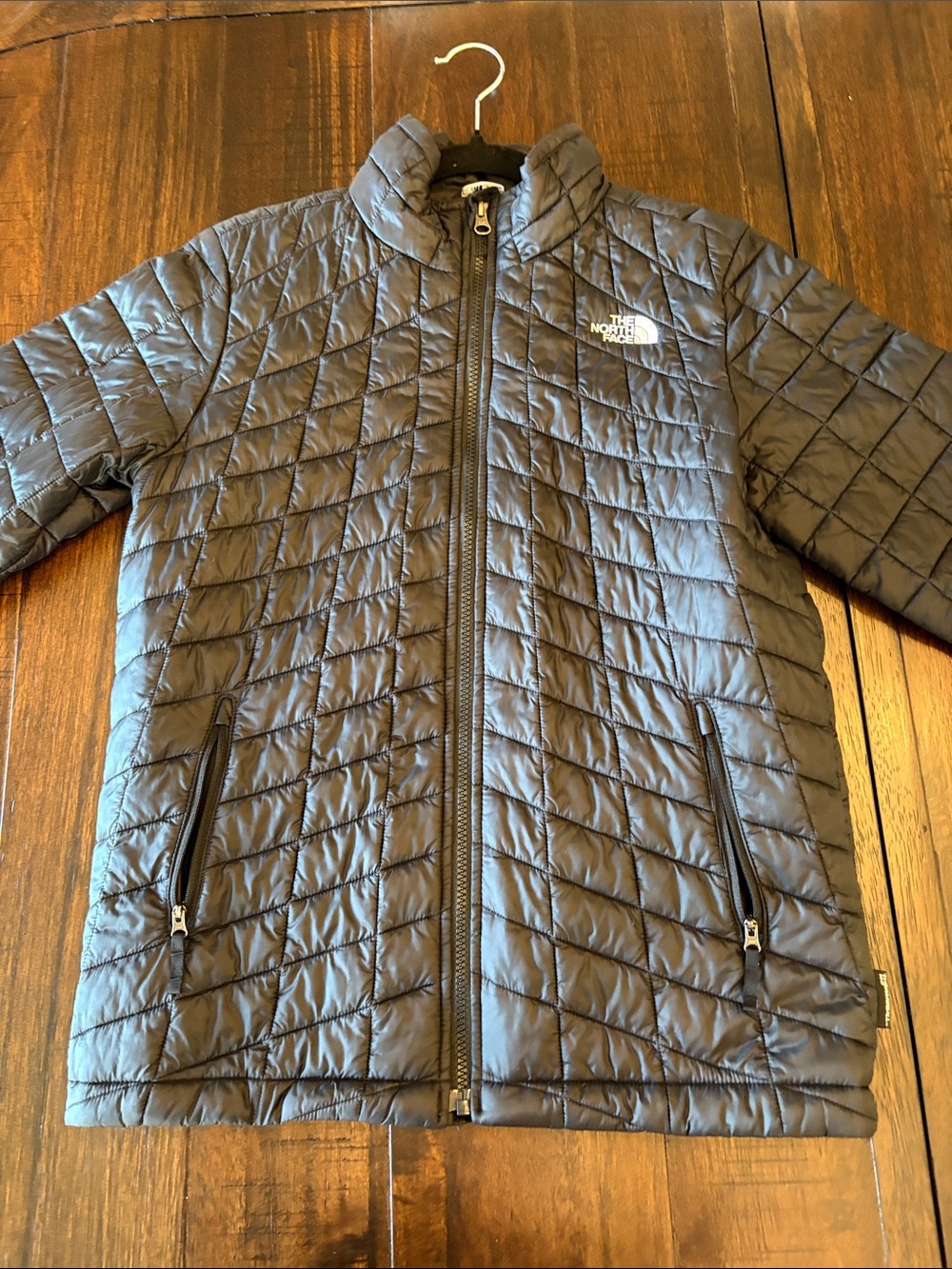 The North Face Kids' Charcoal Quilted Puffer Jacket